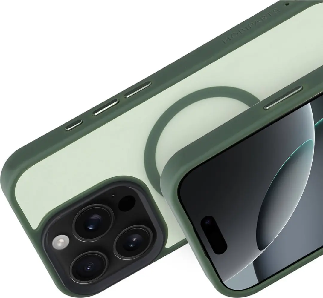 Mobiparts Hoesje iPhone 16 Pro MagSafe - Groen - MP-127215