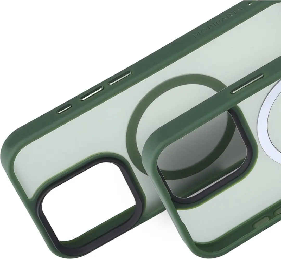 Mobiparts Hoesje iPhone 16 Pro MagSafe - Groen - MP-127215