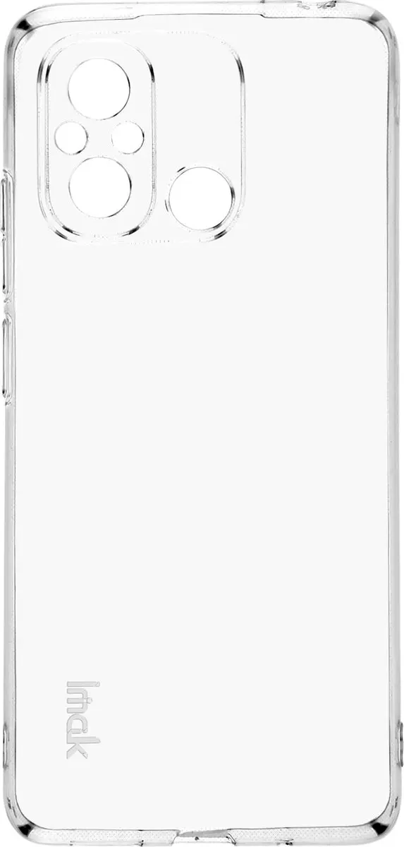 Imak Hoesje Redmi 12C Siliconen - Transparant