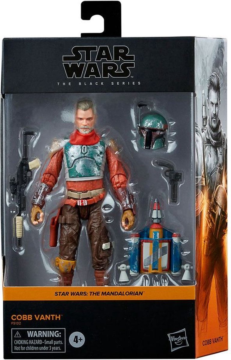 Hasbro Star Wars Actiefiguur Cobb Vanth 15 cm The Mandalorian Black Series Deluxe 2022 Multicolours