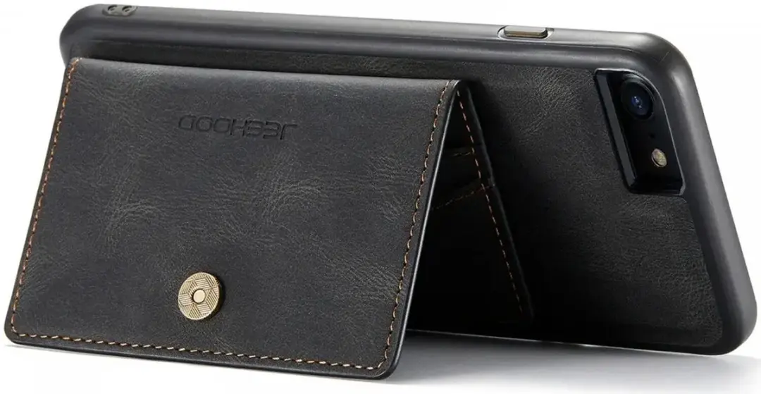 Caseme JH-01 Hoesje iPhone SE 2020/2022 - Pasjeshouder Zwart - afbeelding 6 van 6