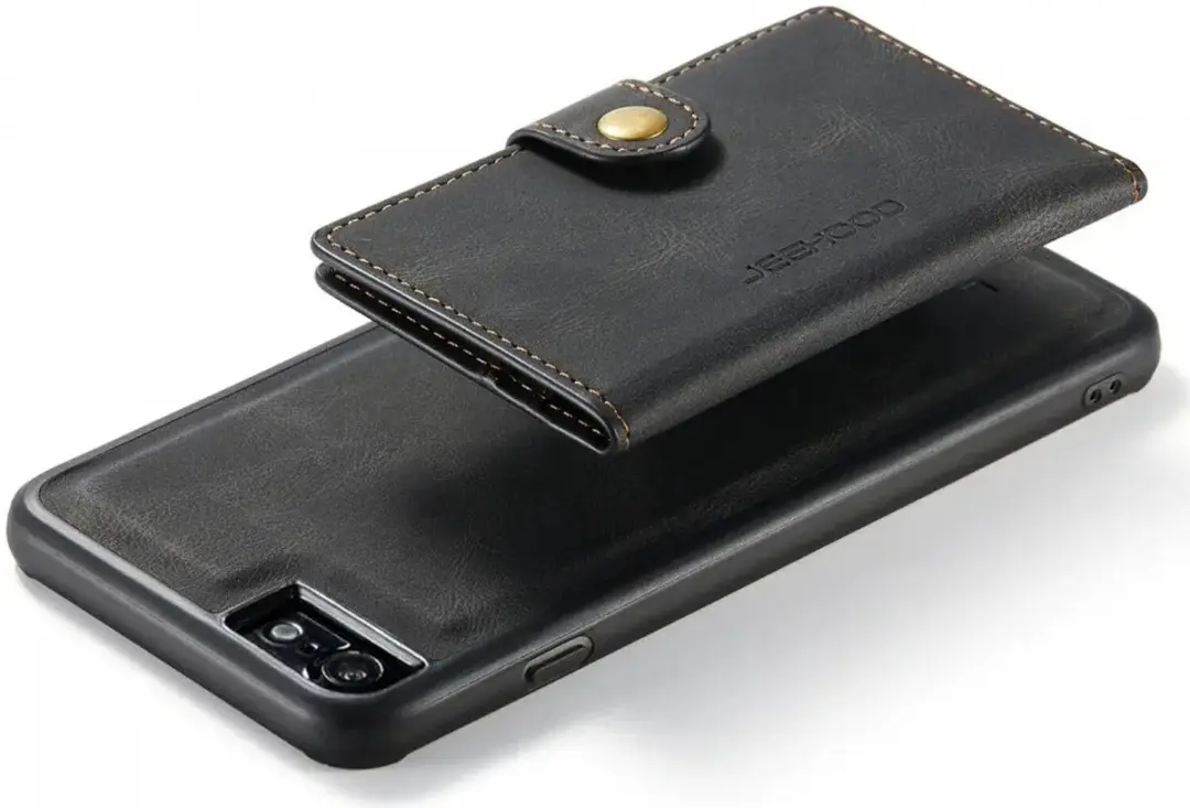 Caseme JH-01 Hoesje iPhone SE 2020/2022 - Pasjeshouder Zwart