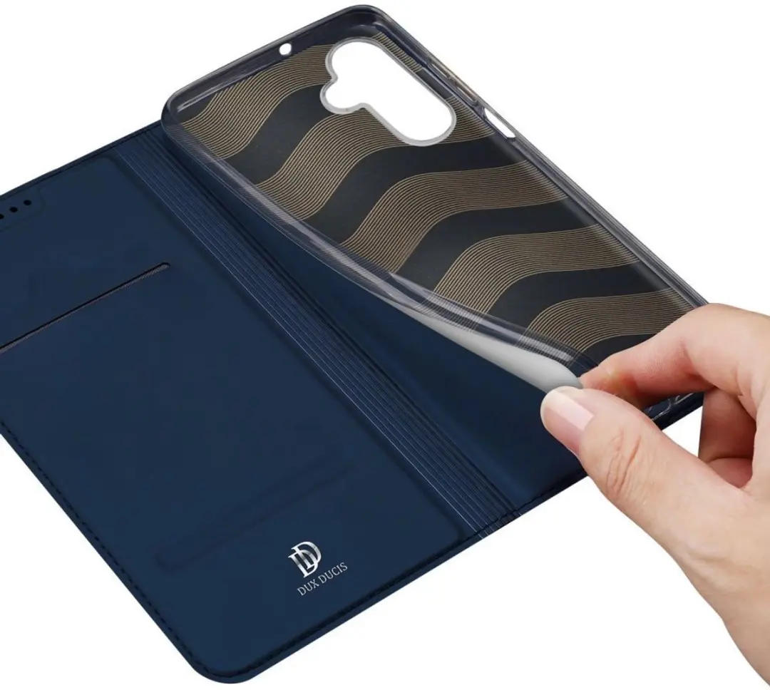 Dux Ducis Skin Pro Hoesje Samsung Galaxy A24 - Blauw