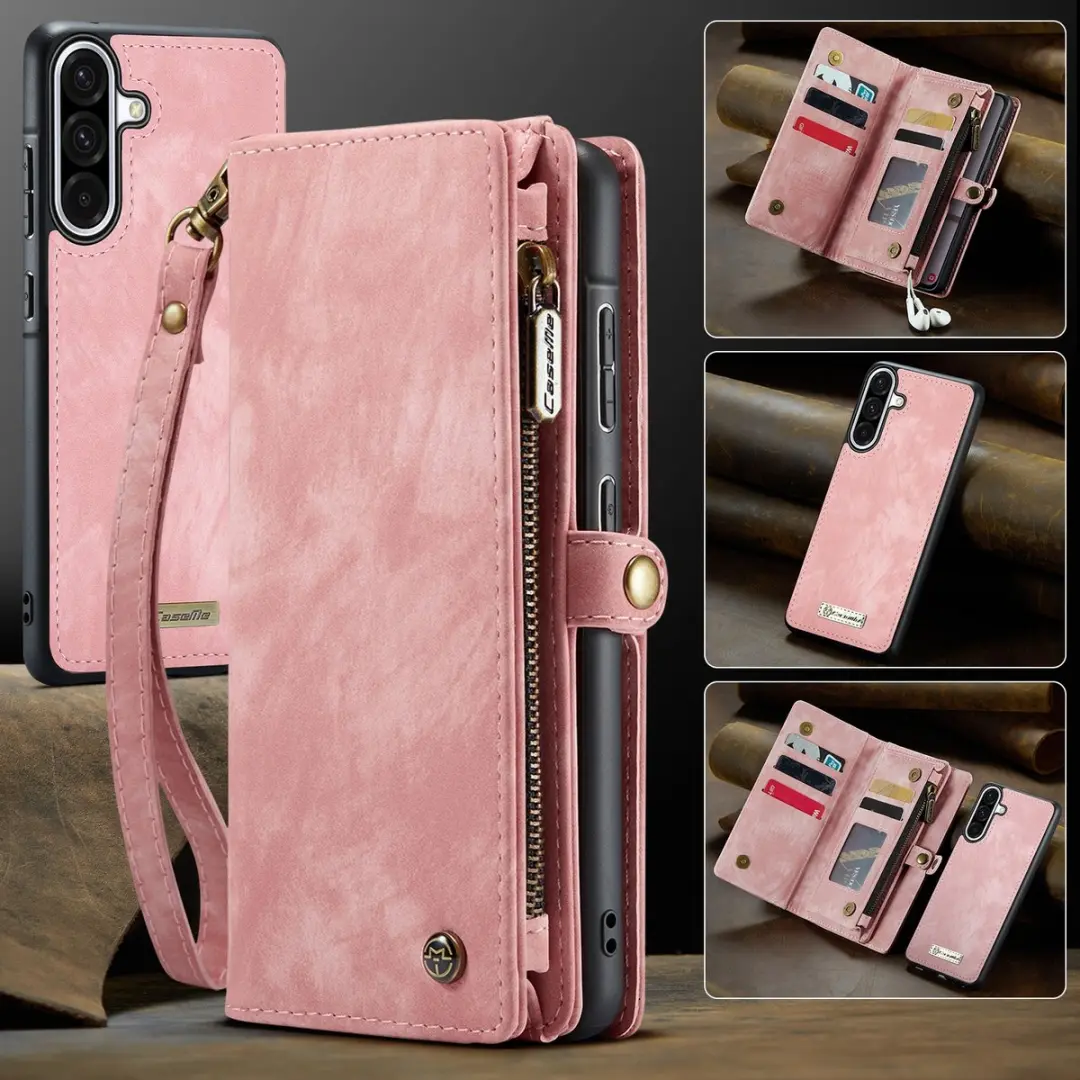 Caseme 008 Book Case & Portemonnee - Samsung Galaxy A17 - Roze