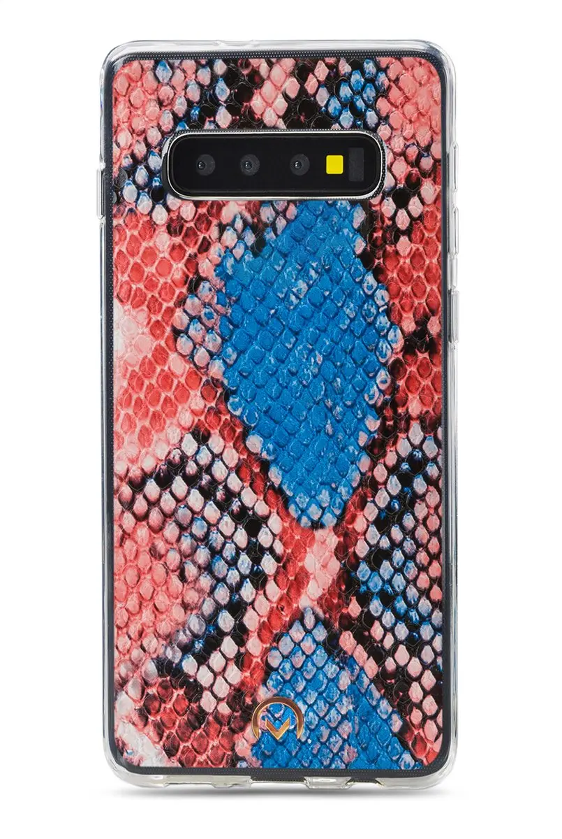 Mobilize Velvet Clutch Samsung Galaxy S10 - Rood - 4 Pasjes