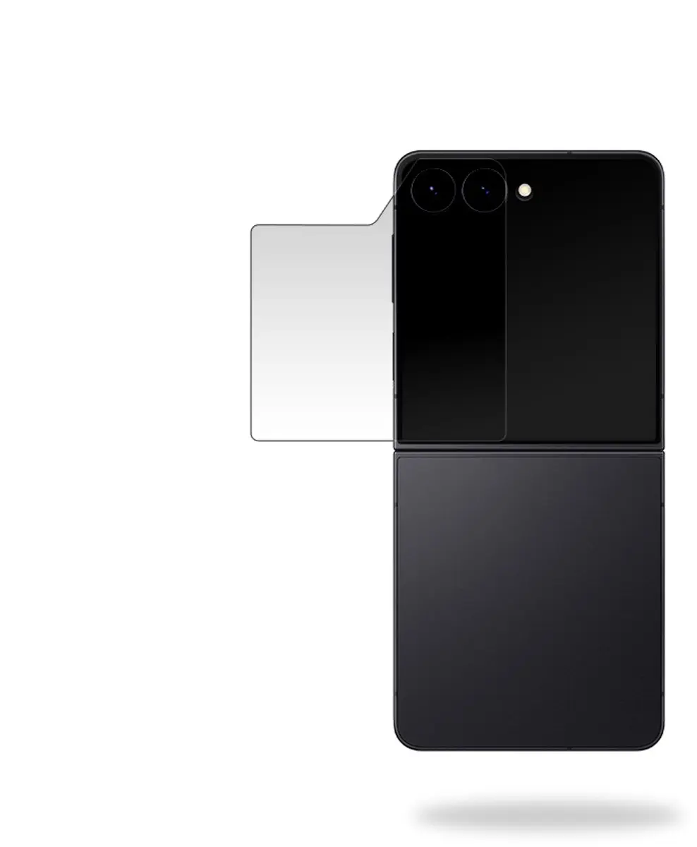 Mobilize Screenprotector Samsung Galaxy Z Flip 7 - 5 Glas - Case Friendly