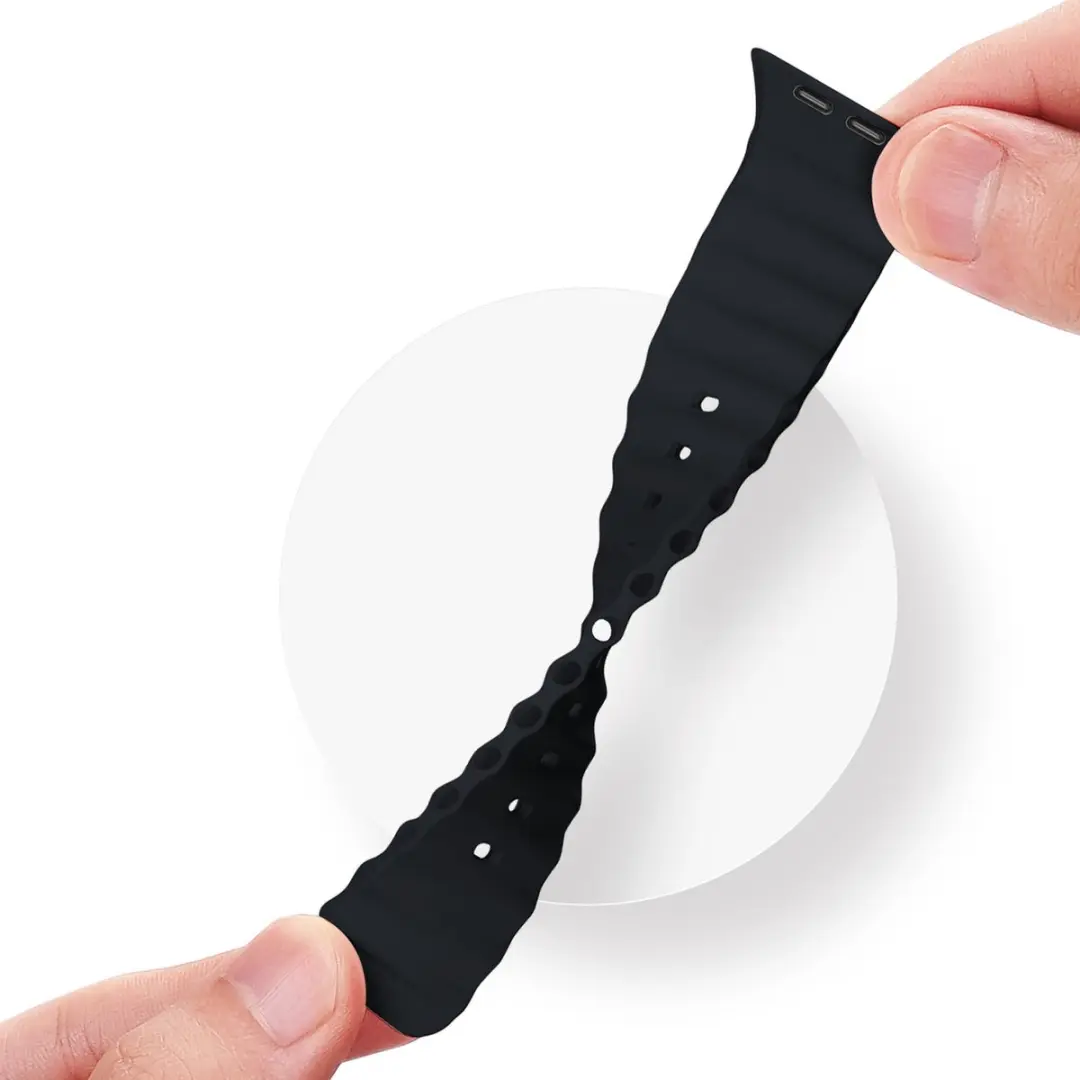Dux Ducis Strap Horlogeband Siliconen Grijs - 45/42/44mm - afbeelding 6 van 6