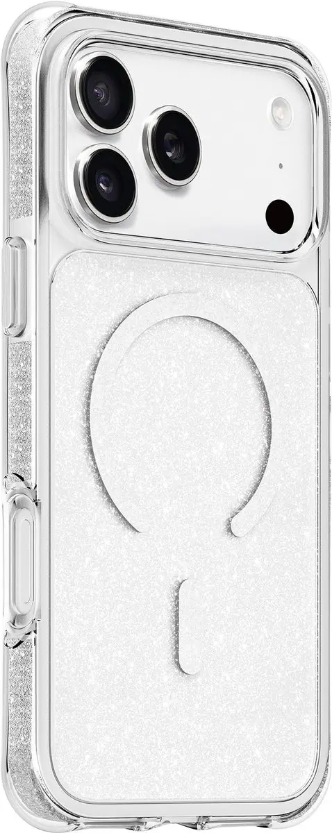 Laut Aero Sparkle iPhone 17 Pro Max Hoes - Crystal Clear - 6m Valbeveiliging - L_IP25D_AS_SL