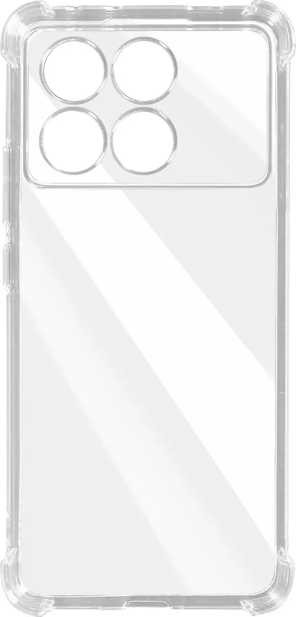 Imak Hoes Xiaomi Poco X6 Pro Silicone Transparant