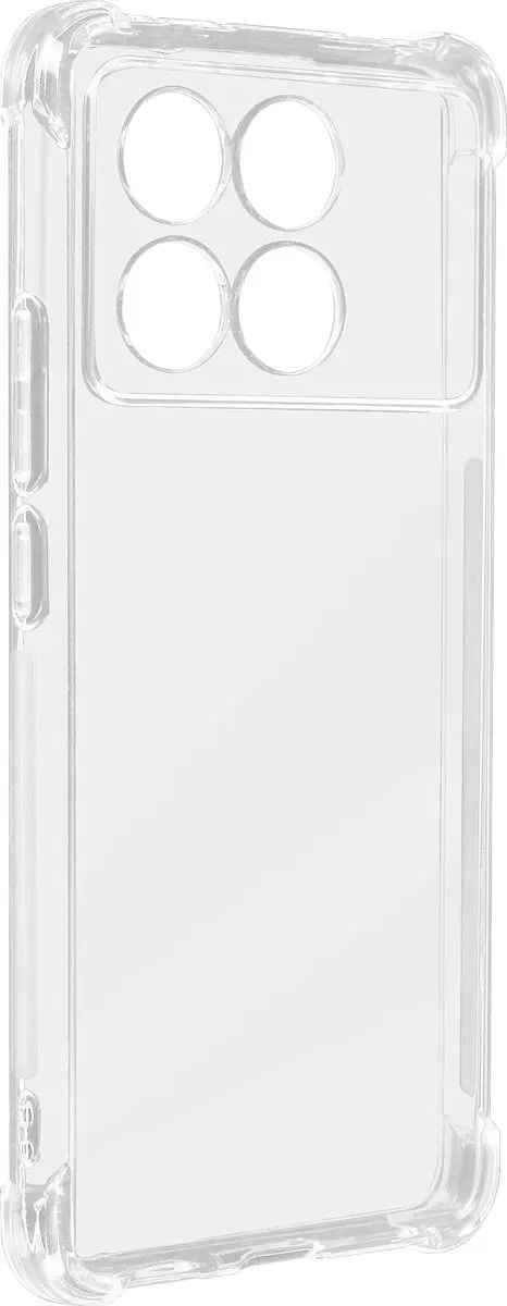 Imak Hoes Xiaomi Poco X6 Pro Silicone Transparant - BACK-IMAK-CL-POX6P