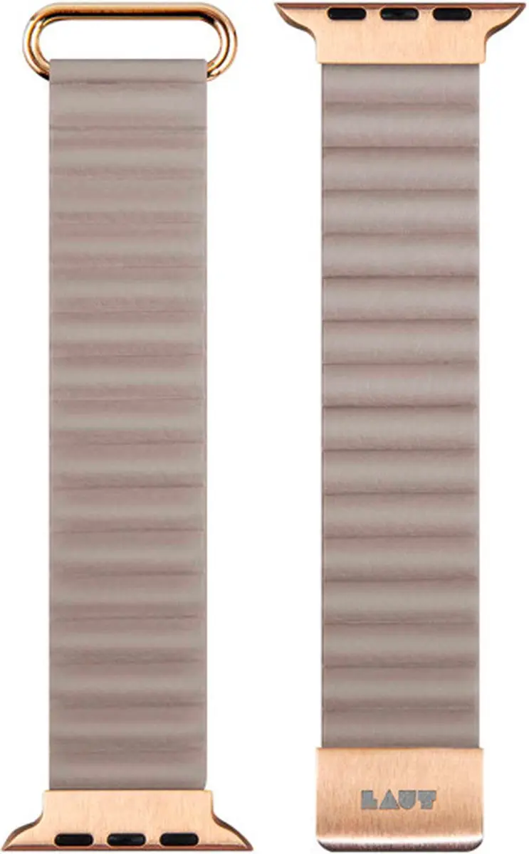 Laut Novi Leather Loop Apple Watch Band - Beige