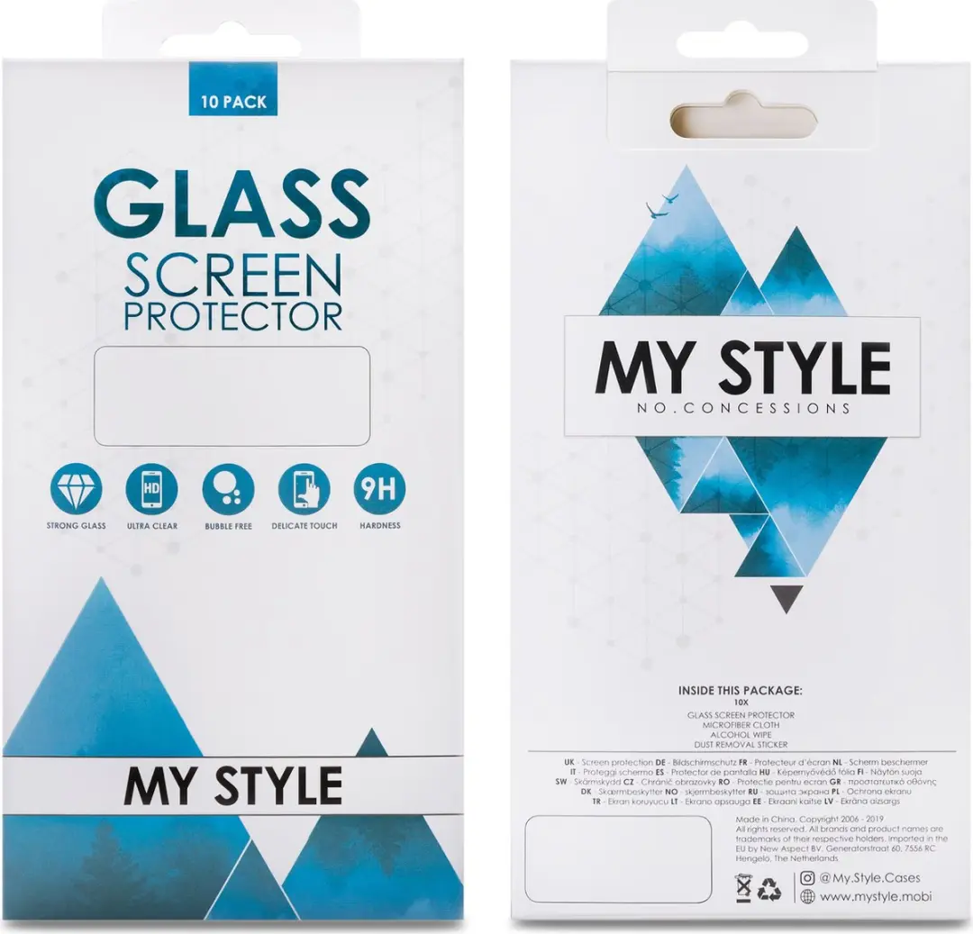 My Style Gehard Glas Screenprotector iPhone 13 Pro - 10 Stuks
