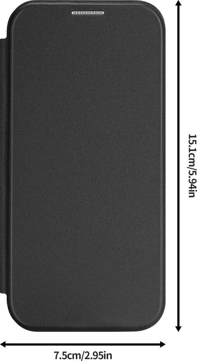 Dux Ducis Hoes iPhone 16 Pro Book Case - MagSafe - Zwart