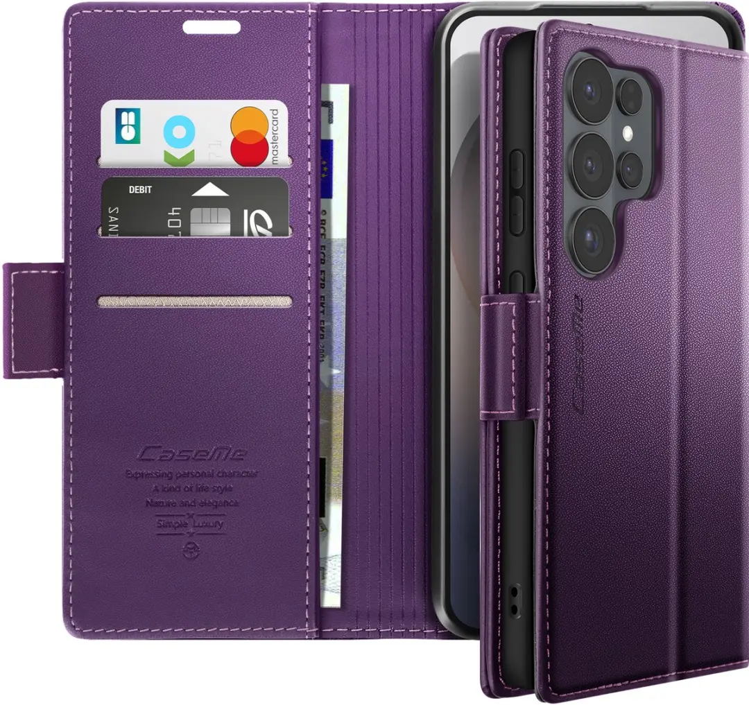 Caseme Etui Galaxy S26 Ultra Anti-RFID Donkerpaars