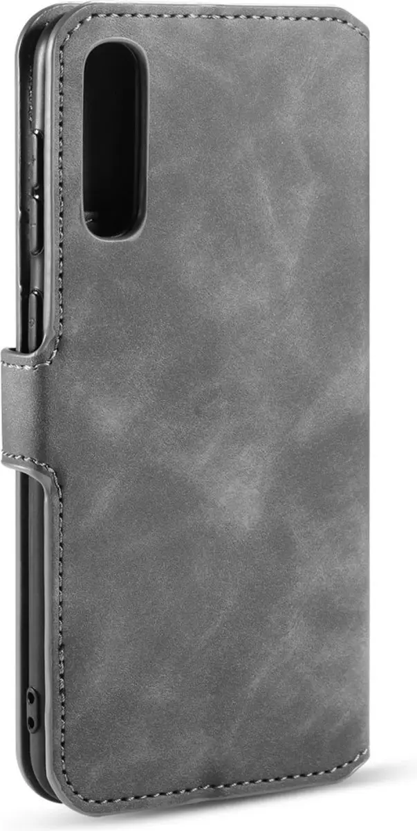 DG.MING Hoesje Samsung Galaxy A70 - 3 Pasjes Grijs
