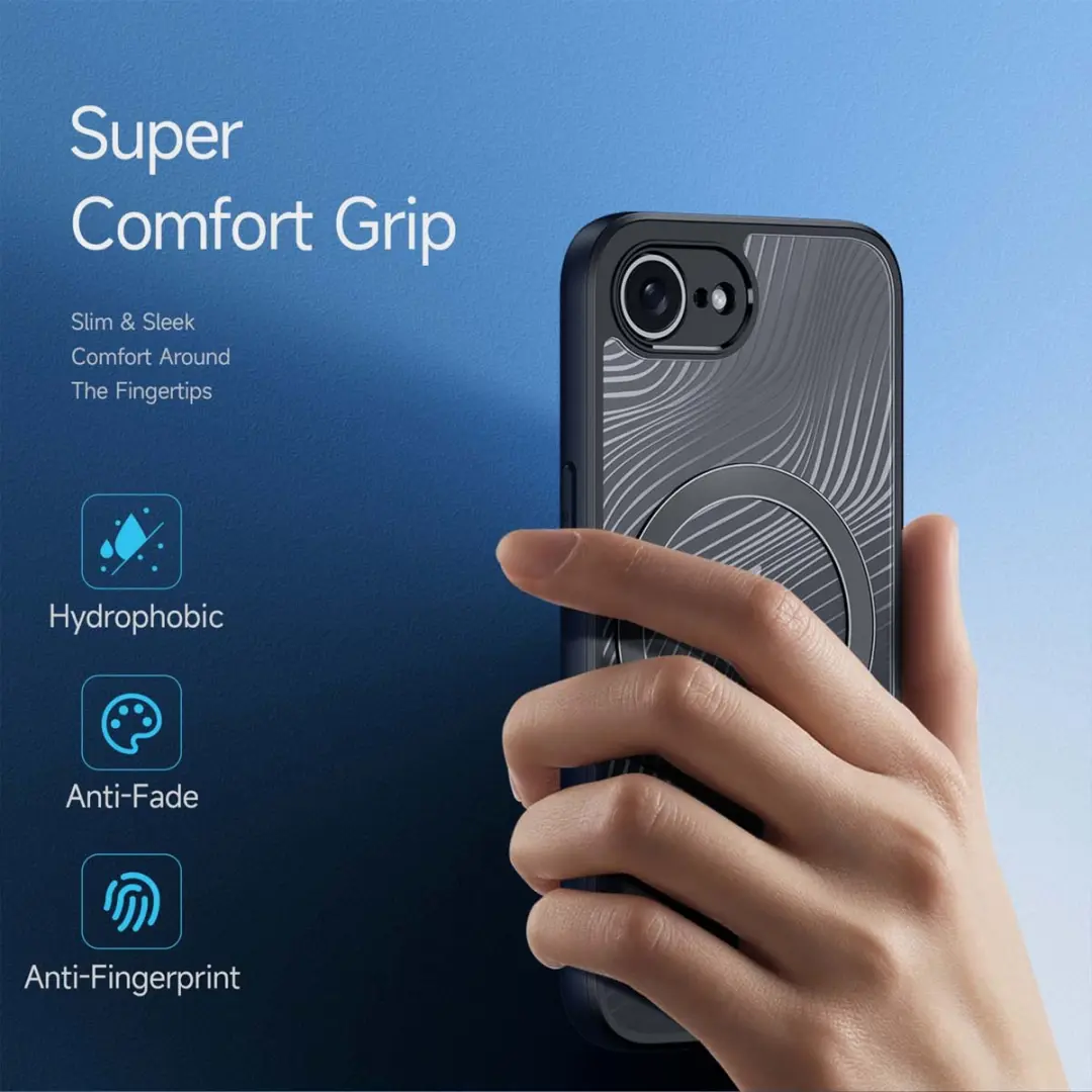 Dux Ducis Aimo Mag iPhone 16E Back Cover - Zwart - SH00084767