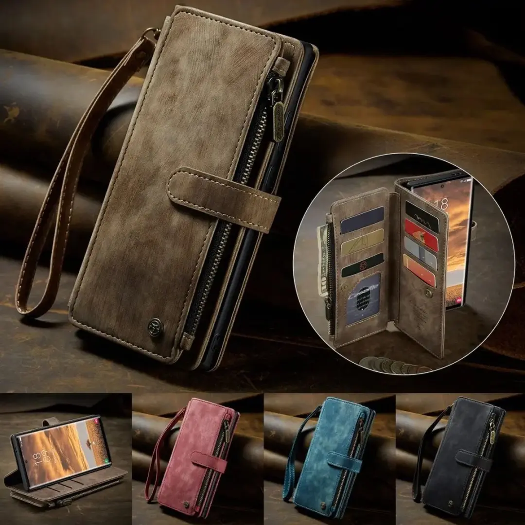 Caseme C30 Hoesje Samsung Galaxy S25 Ultra - Bruin - afbeelding 6 van 6