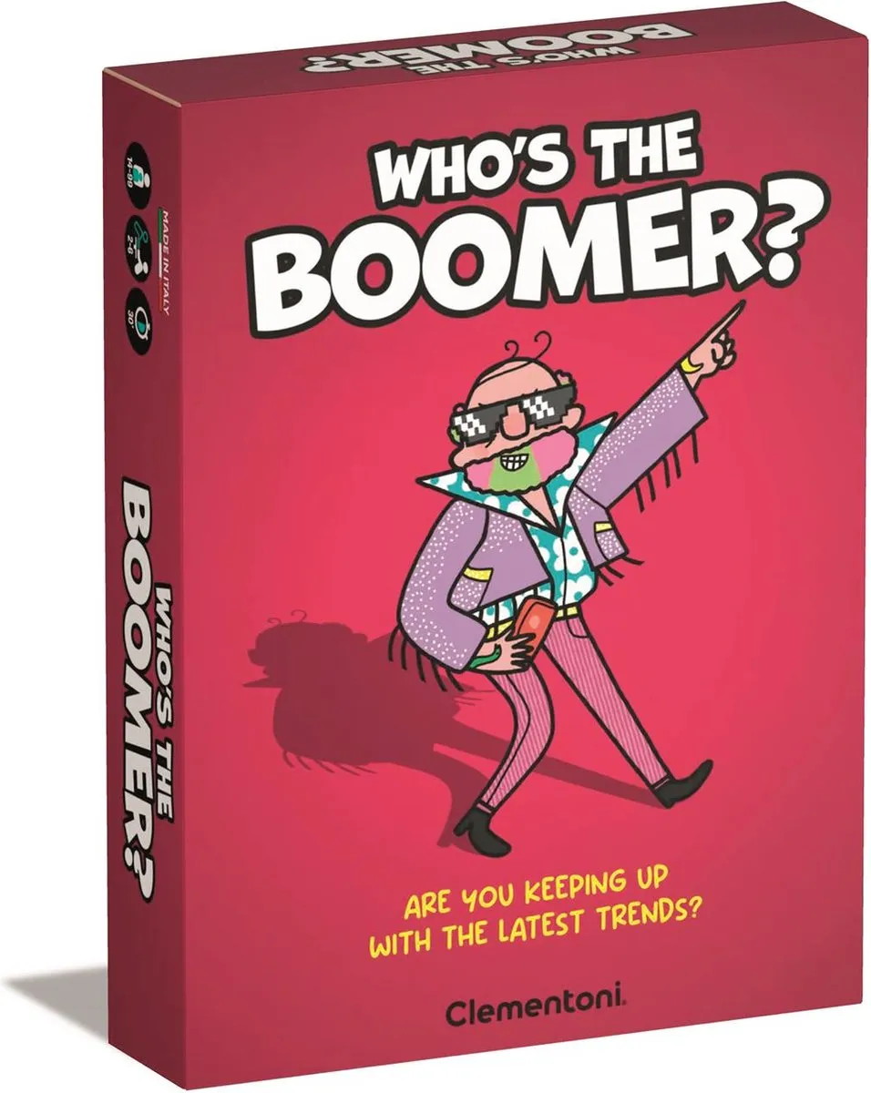 Clementoni Who's The Boomer Kaartspel