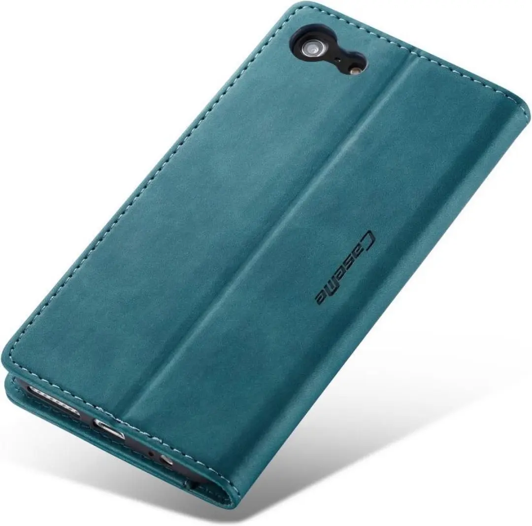 Caseme Book Case iPhone 6/6s Hoesje - Blauw - 2 Pasjes - afbeelding 6 van 6