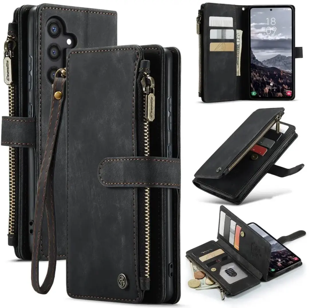 Caseme C30 Hoesje Samsung Galaxy S25 Plus - Zwart - afbeelding 6 van 6