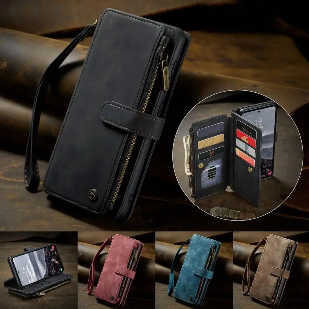 Caseme C30 Hoesje Samsung Galaxy S25 Plus - Zwart