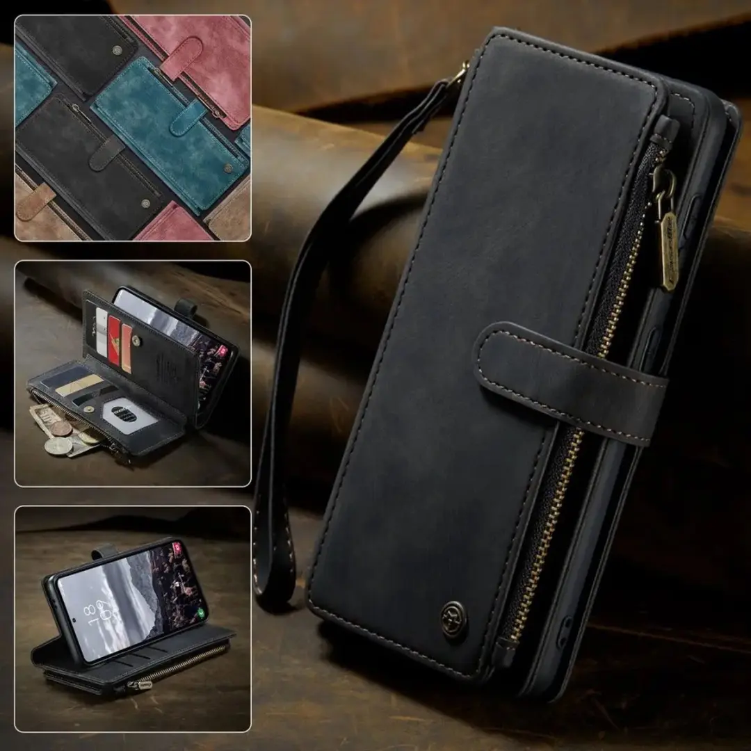 Caseme C30 Hoesje Samsung Galaxy S25 Plus - Zwart