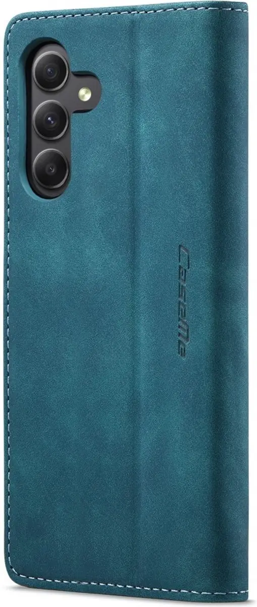 Caseme 013 Book Case Hoesje Samsung Galaxy A15 - Blauw