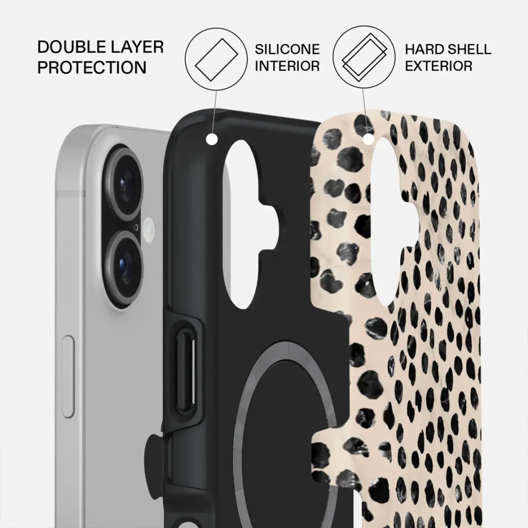 Burga Tough MagSafe Hoesje iPhone 17 - Almond Latte