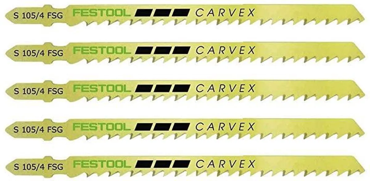 Festool S 105/4 FSG Decoupeerzaagblad - 5 Stuks - afbeelding 6 van 6
