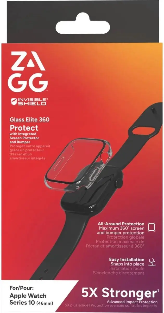 ZAGG InvisibleShield Glass Elite 360 Apple Watch 10/11 46mm