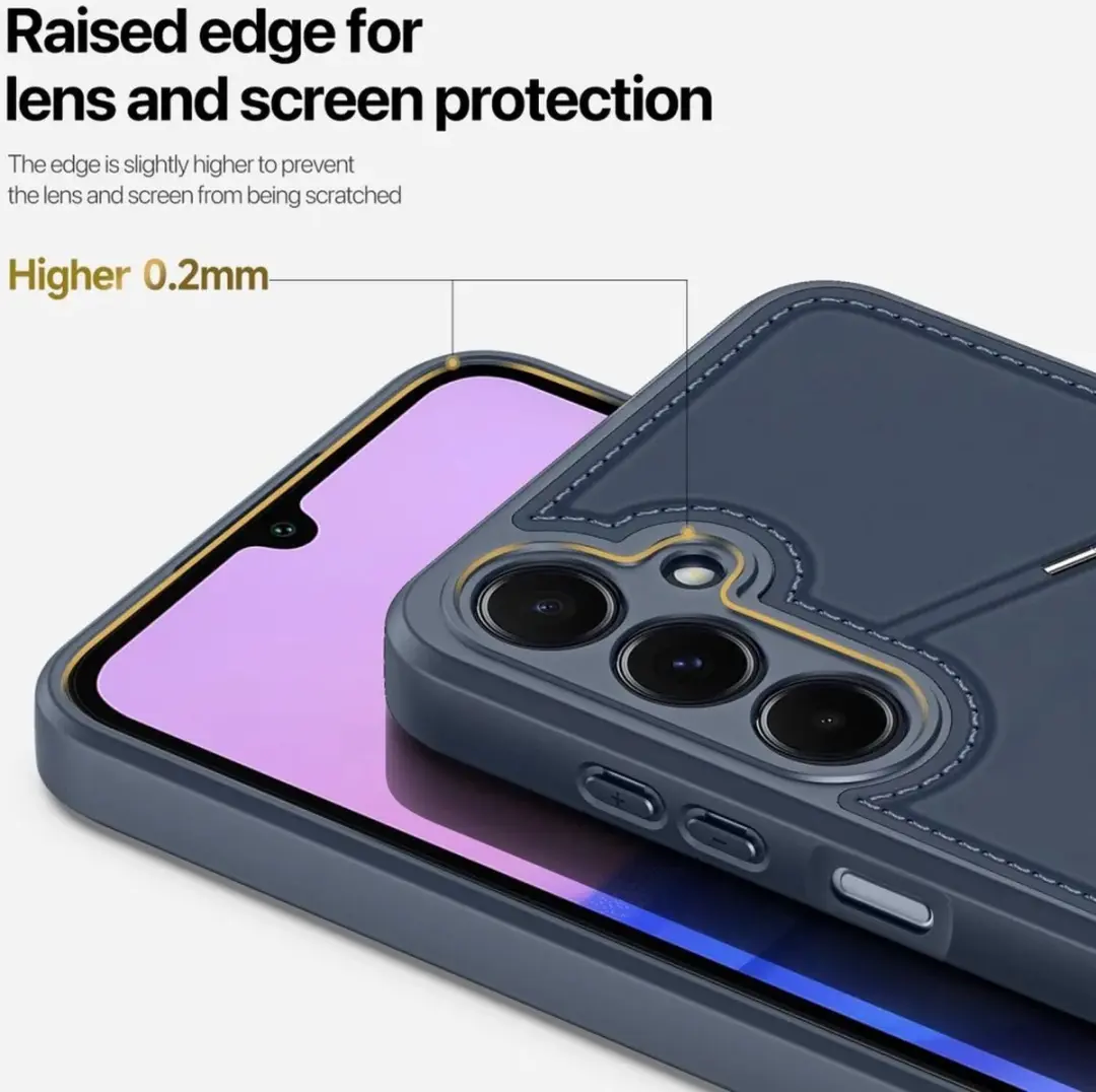 Dux Ducis Rafi Series Hoesje Samsung Galaxy A15 - Donker Blauw