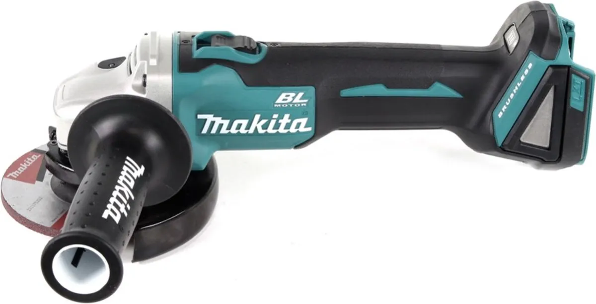 Makita DGA 504 ZJ Haakse Slijper 18V 125mm Solo - Makpac