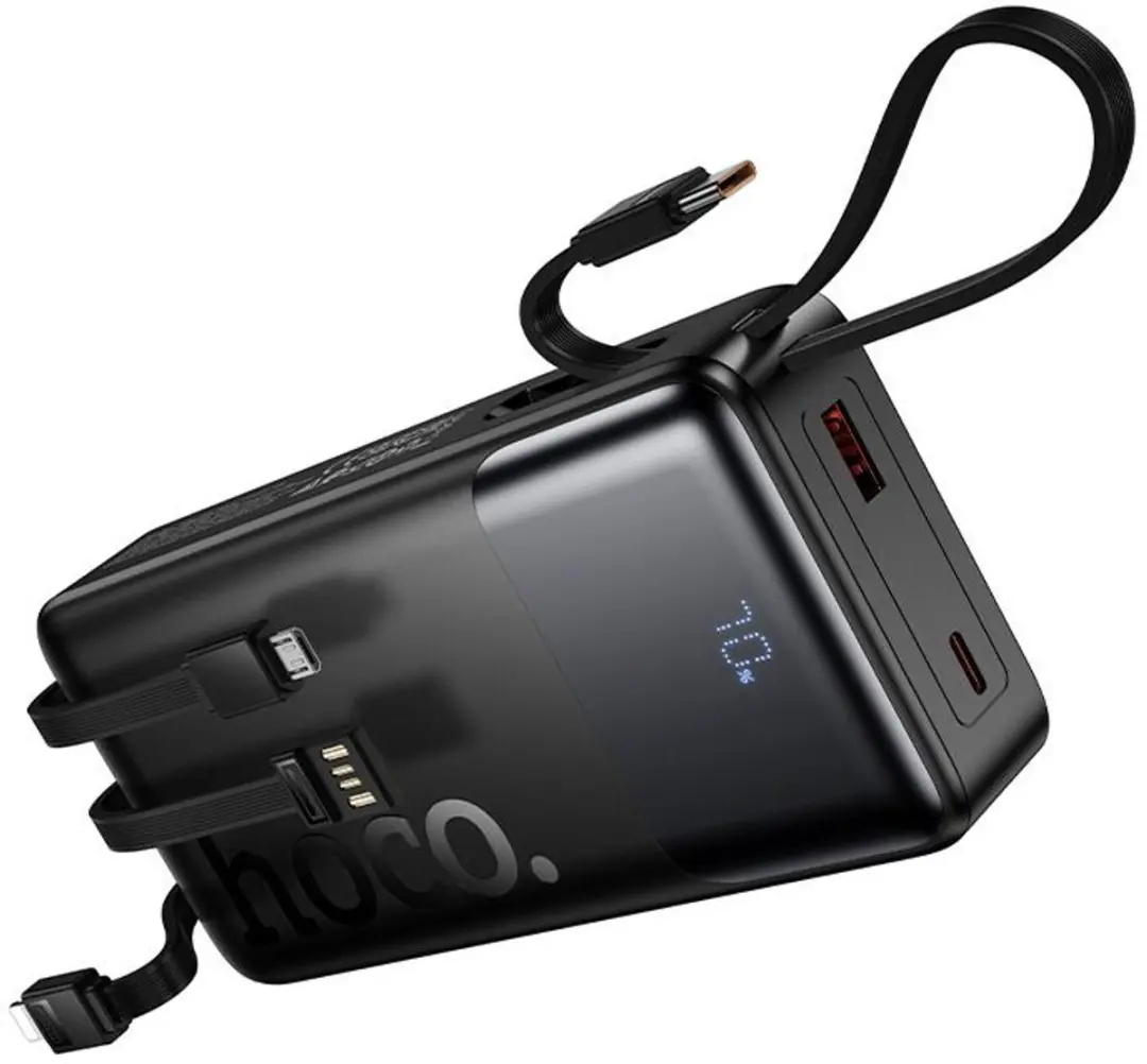 Hoco J156A Powerbank 20.000mAh - 22,5W - 5x Opladen - Zwart