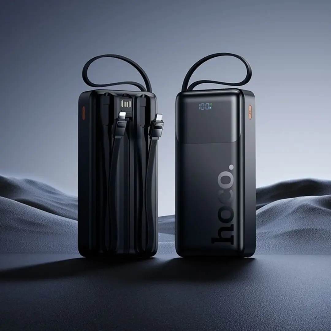 Hoco J156A Powerbank 20.000mAh - 22,5W - 5x Opladen - Zwart