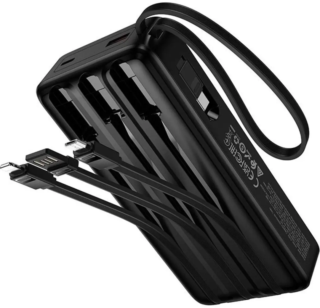 Hoco J156A Powerbank 20.000mAh - 22,5W - 5x Opladen - Zwart