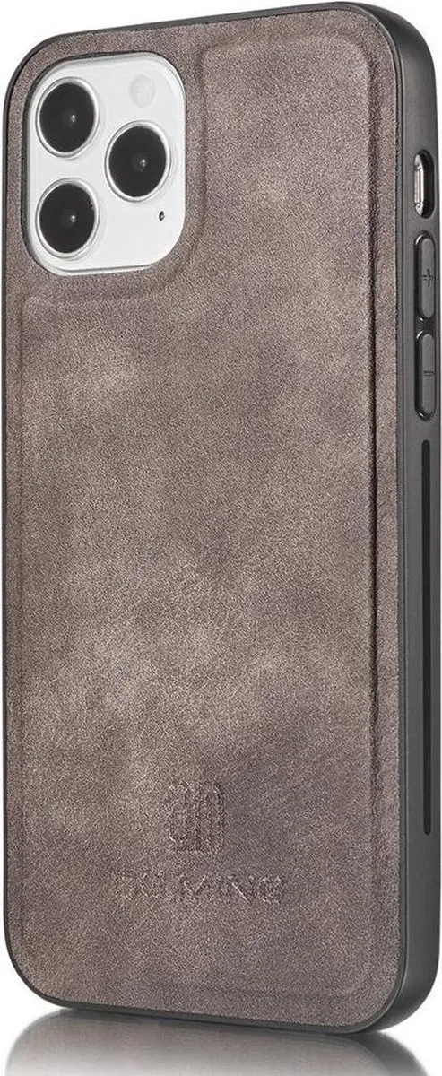 DG.MING Hoesje iPhone 13 2-in-1 Book Case - 3 Pasjes - Bruin - afbeelding 6 van 6