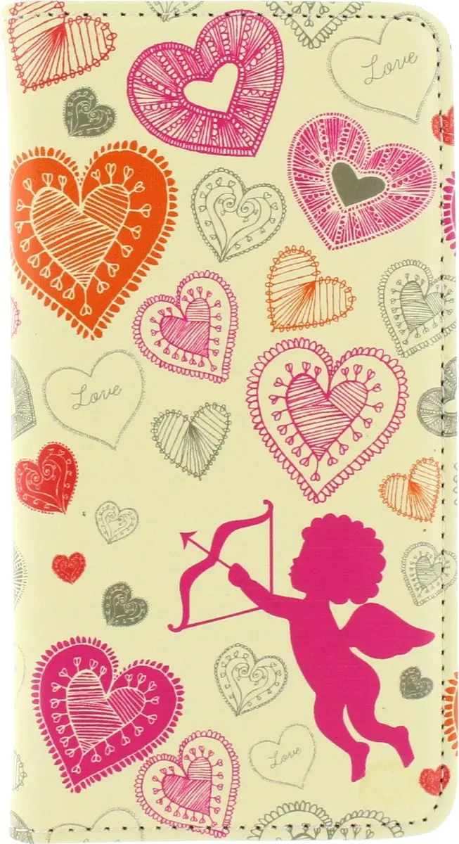 Mobilize Magnet Book Card Stand Case Samsung Galaxy S5 Mini - Geel