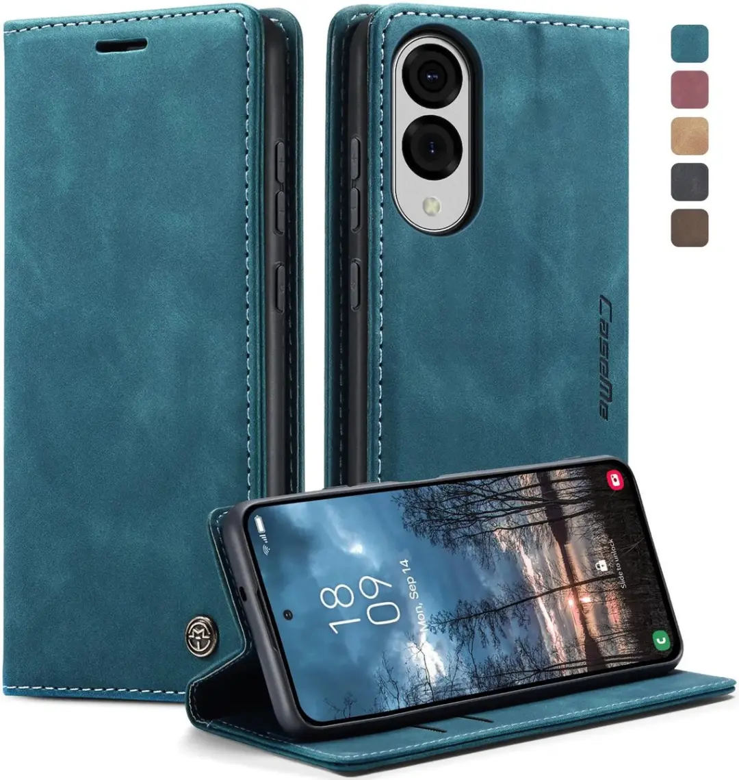 Caseme Retro Texture Book Wallet Hoesje