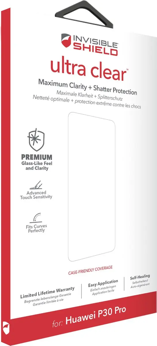 ZAGG InvisibleShield Ultra Clear Screenprotector Huawei P30 Pro