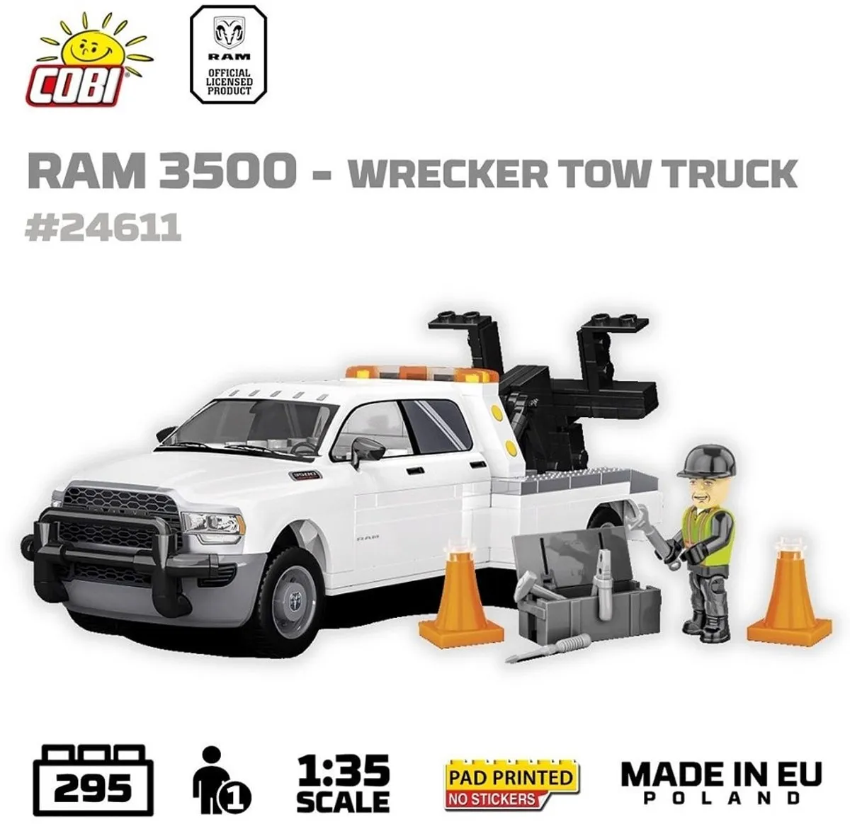 Cobi 24611 RAM 3500 Takelwagen - 295 Stukken