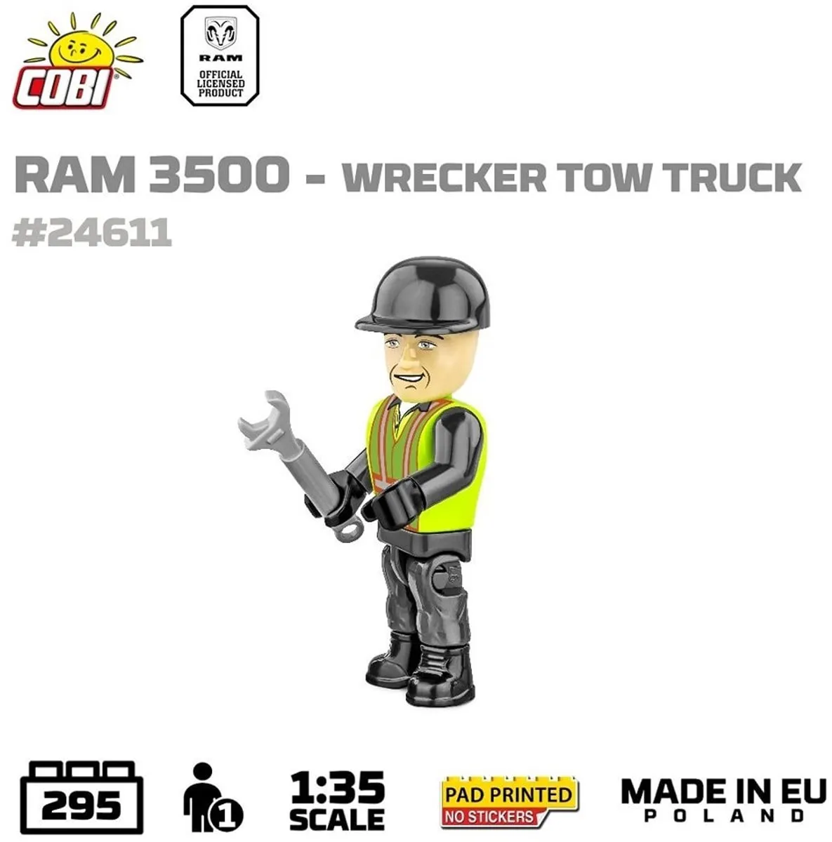 Cobi 24611 RAM 3500 Takelwagen - 295 Stukken