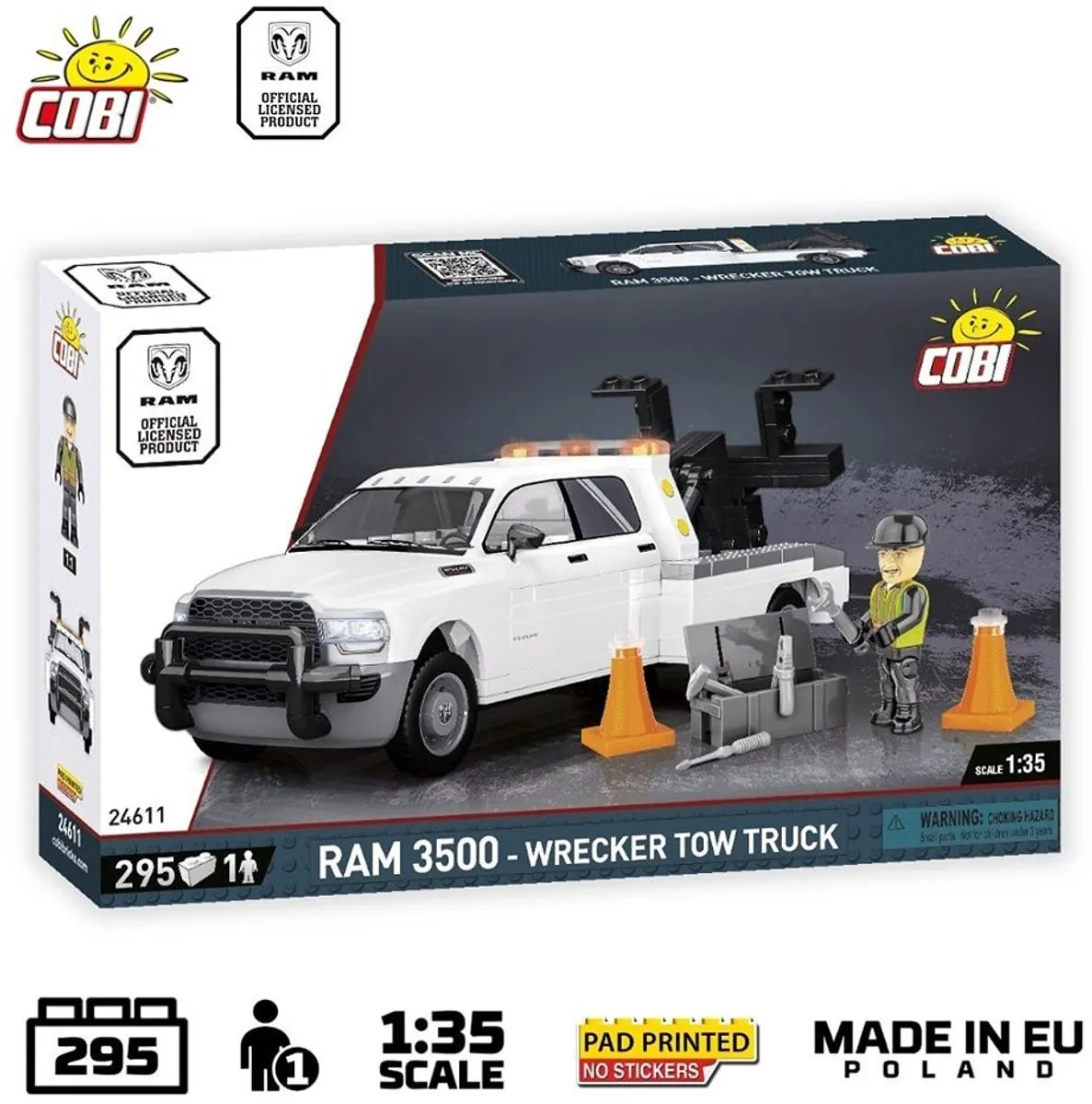 Cobi 24611 RAM 3500 Takelwagen