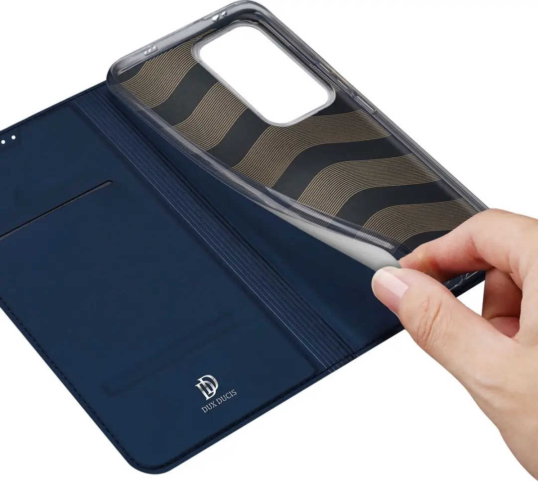 Dux Ducis Telefoonhoesje Oppo Reno 12 Pro - Book Case Blauw - SH00077609