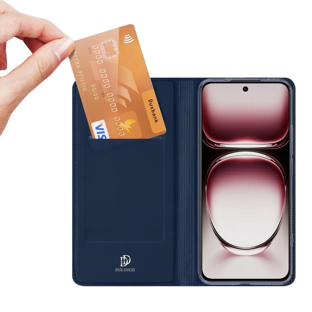 Dux Ducis Telefoonhoesje Oppo Reno 12 Pro - Book Case Blauw - SH00077609