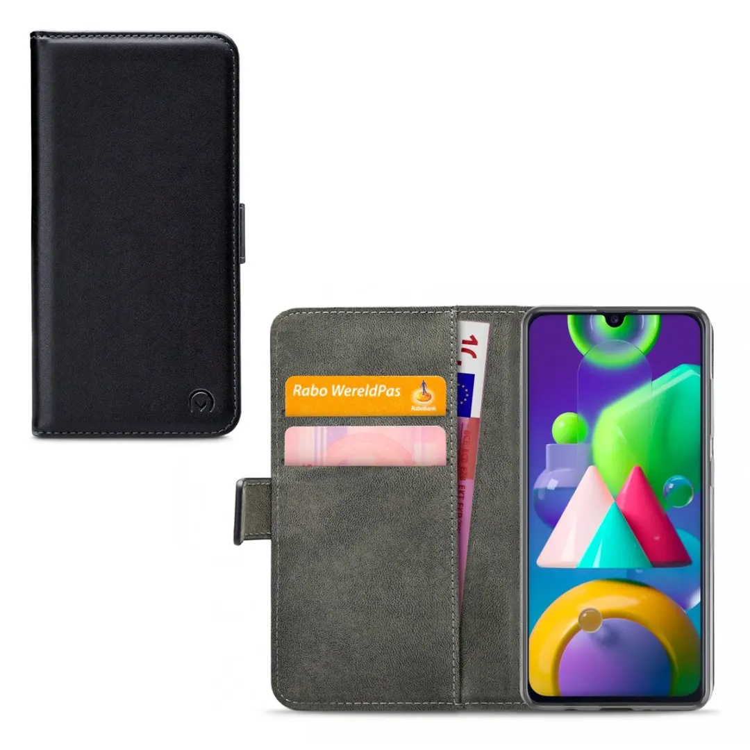 Mobilize Elite Gelly Wallet Book Case Samsung Galaxy M21 - 4 Pasjes - Zwart