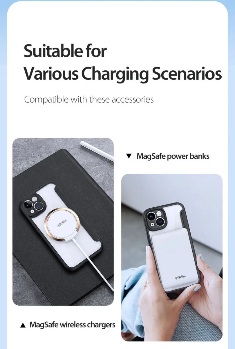 Dux Ducis iPhone 14 Hoesje MagSafe - Zwart - afbeelding 6 van 6