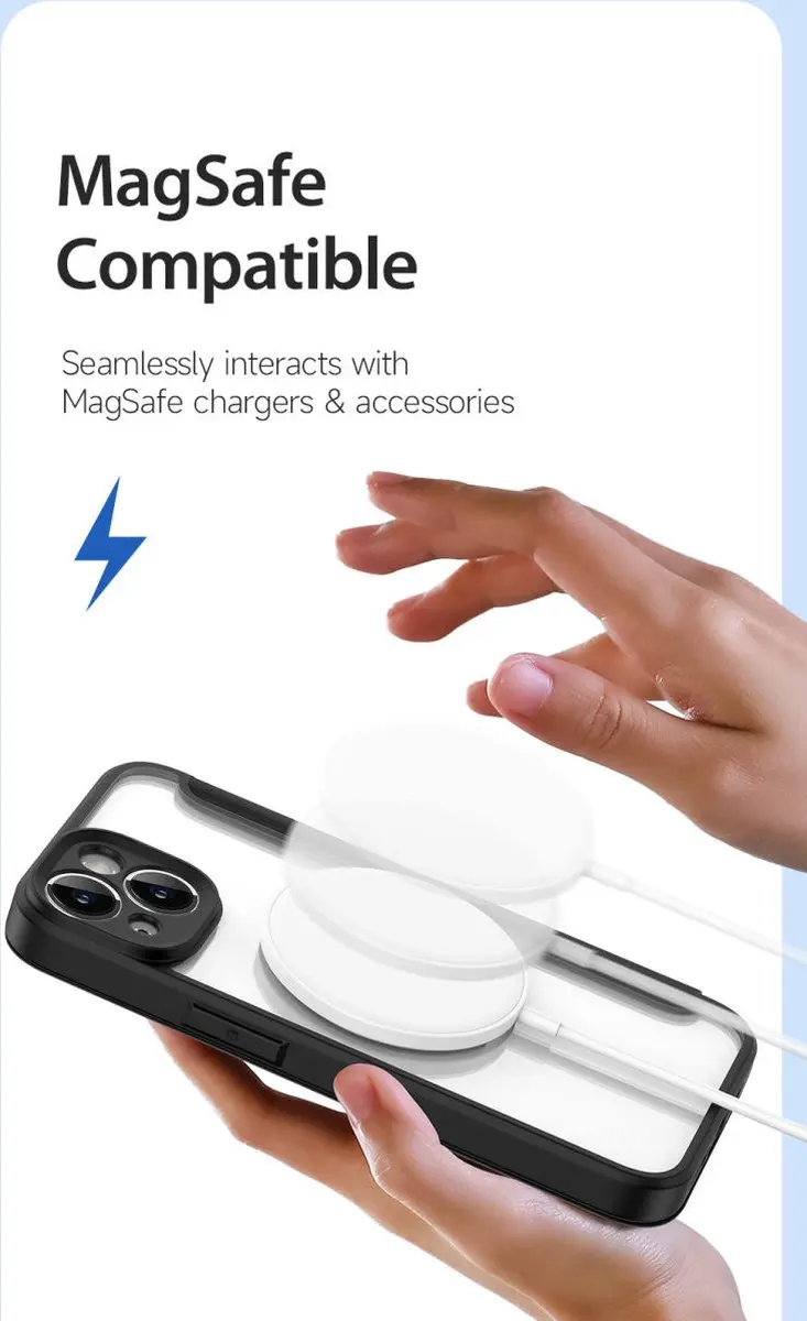 Dux Ducis iPhone 14 Hoesje MagSafe - Zwart