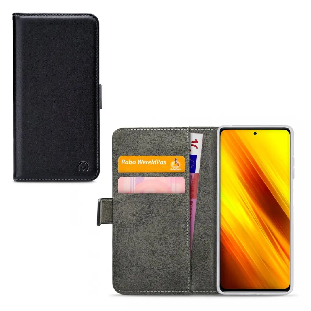 Mobilize Poco X3 Elite Gelly Wallet Book Case - 2 Pasjes - Zwart