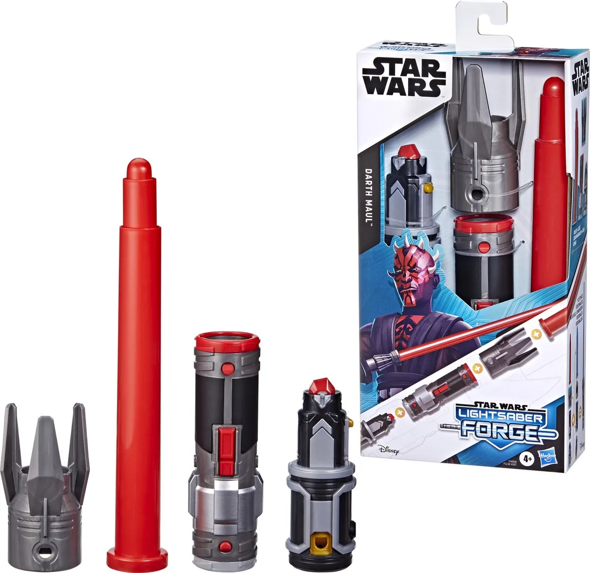 Hasbro Star Wars Darth Maul Lichtsabel - Zwart/Grijs/Rood