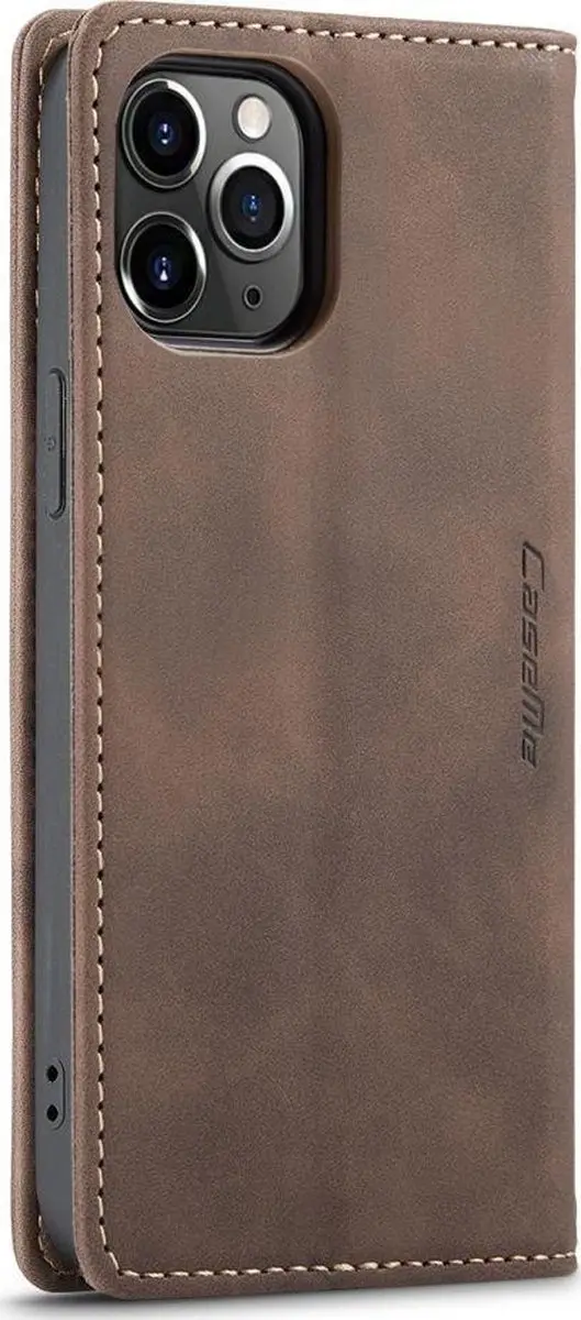 Caseme Bookcase Hoesje 580586 - iPhone 12 Pro Max - 2 Pasjes - Bruin